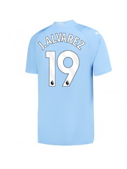 Manchester City Julian Alvarez #19 Heimtrikot 2023-24 Kurzarm